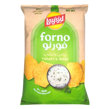 ليز فورنو – شرائح بطاطس بالزبادي والأعشاب – 95 جرام