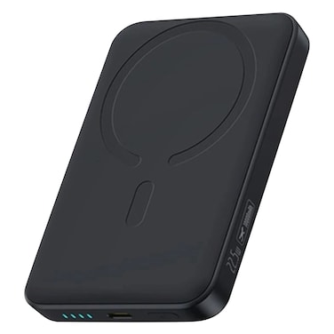 بيسوس بنك طاقة Mag، U-Mini بسعة 10000 مللي أمبير، قدرة 22.5 واط، أسود