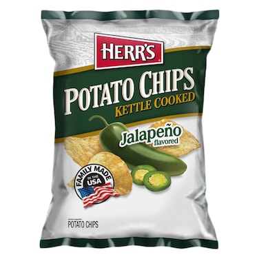 هيرز شيبس بطاطس هالبينو 142 جرام