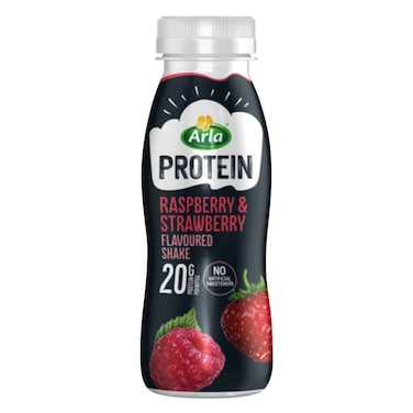 Arla Raspberry &amp; Strawberry Flavored 20g Protein Milk Shake 225ml