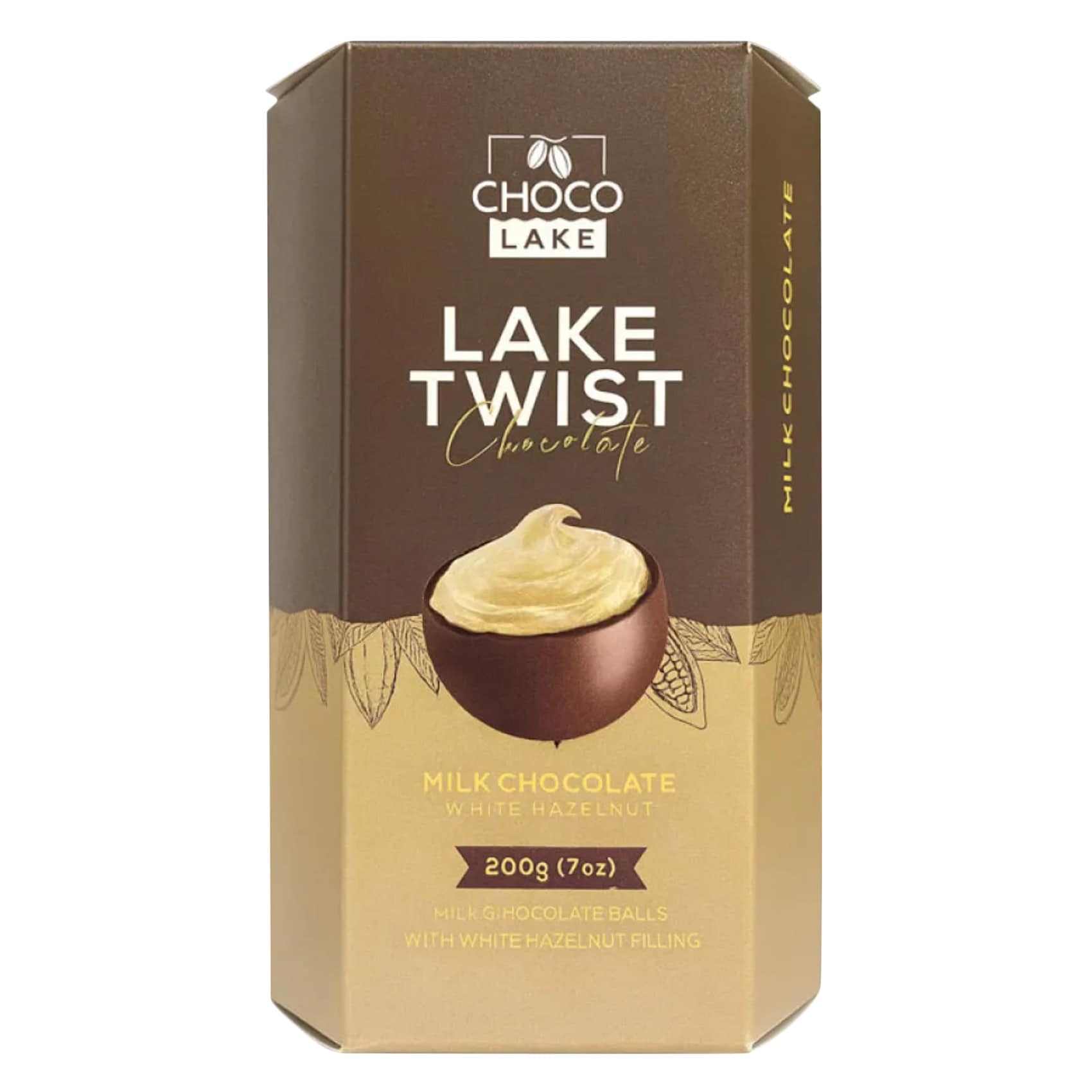 Buy Choco Lake - Lake Twist - Milk Chocolate Balls With White