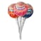 Chupa Chups Sugar Free Assorted Lollipops Cherry, Cola &amp; Strawberry, 110 g, 10 Pack