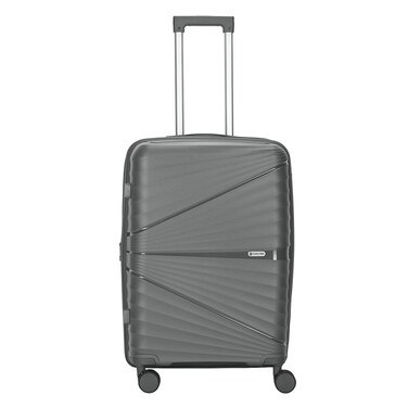 Carlton Hertford Hard Luggage Case, 55 cm, Grey