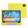 جهاز تيليتاب - TL-5 للأطفال، شاشة 10.1 بوصة، 64 جيجابايت سعة الذاكرة الداخلية، 8 جيجابايت سعة الرام، واي فاي، بطارية 8000 مللي أمبير، أصفر