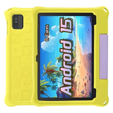 جهاز تيليتاب - TL-5 للأطفال، شاشة 10.1 بوصة، 64 جيجابايت سعة الذاكرة الداخلية، 8 جيجابايت سعة الرام، واي فاي، بطارية 8000 مللي أمبير، أصفر