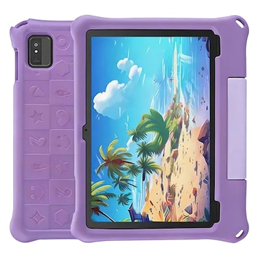 جهاز تيليتاب - TL-5 للأطفال، شاشة 10.1 بوصة، 64 جيجابايت سعة الذاكرة الداخلية، 8 جيجابايت سعة الرام، واي فاي، بطارية 8000 مللي أمبير، بنفسجي