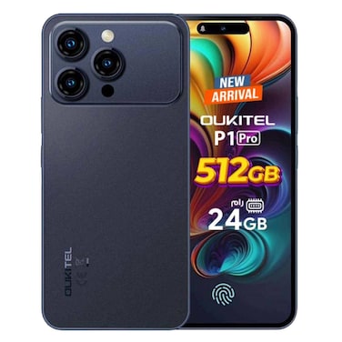 Oukitel P1 Pro Smartphone &ndash; 512GB Storage &ndash; 8GB RAM &ndash; 4G &ndash; Blue
