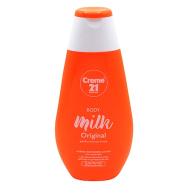 كريم 21 - حليب الجسم الأصلي، لوشن ترطيب مركز، للبشرة شديدة الجفاف، 250 مل