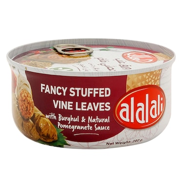 العلالي ورق عنب محشو فاخر، مع البرغل وصلصة الرمان الطبيعية 280 جرام