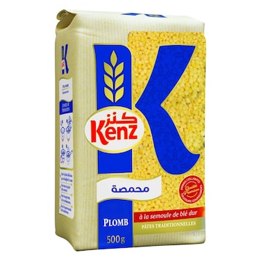 Kenz Traditional Pasta, Plombo Shaped, From Durum Wheat Semolina 500g