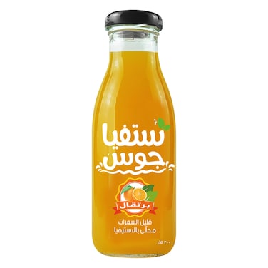 ستيفيا جوس – عصير برتقال قليل السعرات مُحلّى بالستيفيا – 300 مل