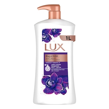 LUX Magical Orchid Fragrance Body Wash &ndash; Everscent Essential Oil &ndash; Long-Lasting Fragrance &ndash; 1 L