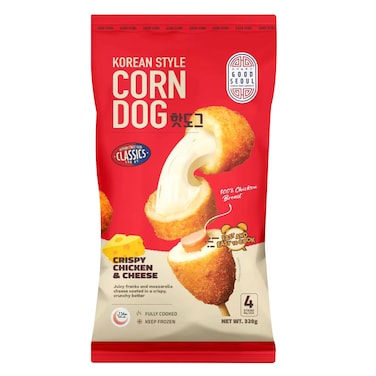 Good Seoul Corn Dog Crispy Chicken &amp; Cheese 320g
