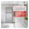 Tornado - Double Door Refrigerator 465 Liters Net Capacity , 16.42 cubic feet, Top Mount , Silver Multi Air Flow Tempered Glass shelves (RF-TCN465PT0GINS)