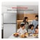 Tornado - Double Door Refrigerator 465 Liters Net Capacity , 16.42 cubic feet, Top Mount , Silver Multi Air Flow Tempered Glass shelves (RF-TCN465PT0GINS)