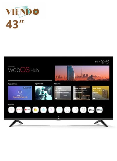 Smart Screen - 43 Inches - WebOS - LED - HUB - Magic Remote - Dolby Audio - V43D2 (Installation Not Included)