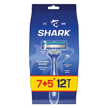 شارك شفرات حلاقة ثلاثية، 12 قطعة