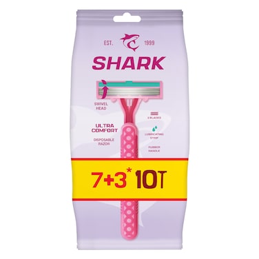 شارك شفرات حلاقة نسائية ثلاثية، 10 قطع