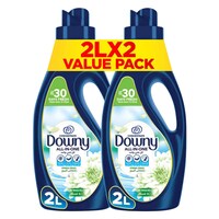 Downy All-In-One Concentrate Spring Fresh Fabric Conditioner Value Pack 2 x 2 Litres