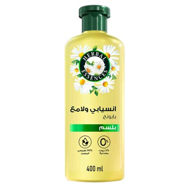 Herbal Essences Smooth &amp; Shine Conditioner, Chamomile Scent, 90% Natural Origin, 400ml