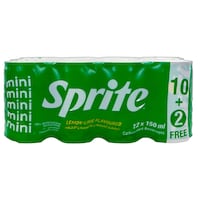 Sprite Lemon-Lime Flavoured Mini Can 12 x 150 ml