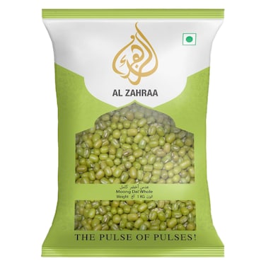 LP AL ZAHRAA MOONG DAL WHOLE 1KG