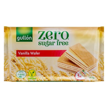 Gull&oacute;n Zero Sugar-Free Vanilla Wafer &ndash; 60 g &times; 3