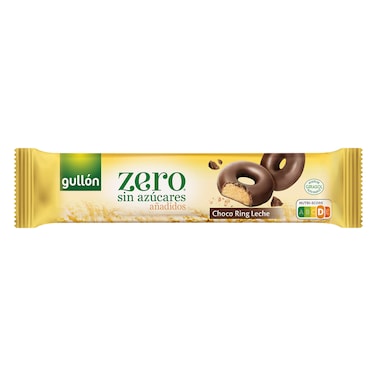 Gullon Zero No Added Sugar Milk Chocolate Rings 128g