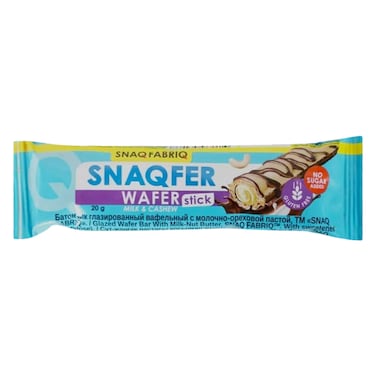 Snaq Fabriq Wafer Milk &amp; Cashew &ndash; 20 g
