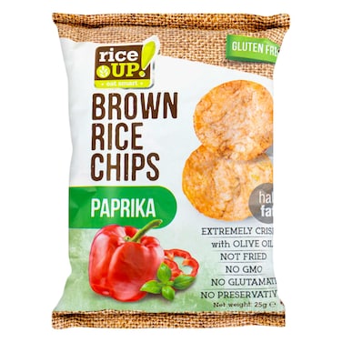 RiceUp Rice Chips Paprika &ndash; 60 g