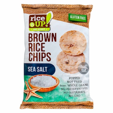 رايس أب – رقائق الأرز بالملح البحري – 60 جرام