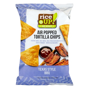 Riceup Air Popped Tortilla Chips Texas Style BBQ 60g