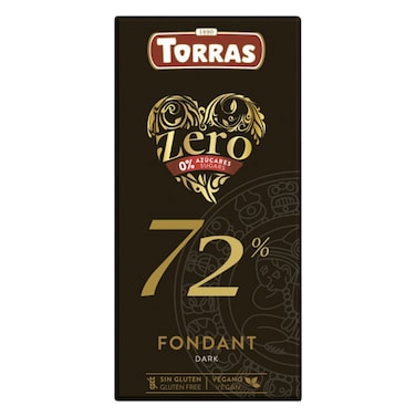 Torras Zero Dark Chocolate 72% 100g