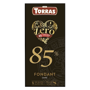 توراس زيرو شوكولاتة داكنة 85% 100 جرام