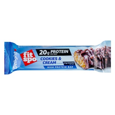 FitSpo Cookies and Cream Protein Bar 60g