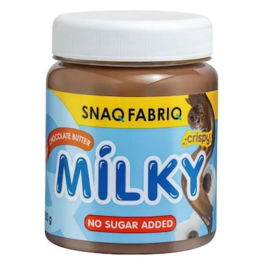 سناك فابريك زبدة شوكولاتة بالحليب بدون سكر مضاف 250 جرام