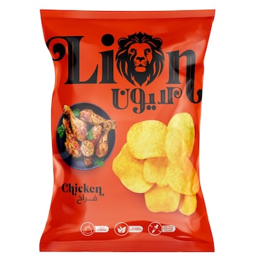 Lion Chips Chicken Flavor 80g