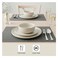 Cuisine Art Vera Stoneware Dinner Set 12 Pieces (4x Bowls, 4x Side Plates, 4x Dinner Plates)