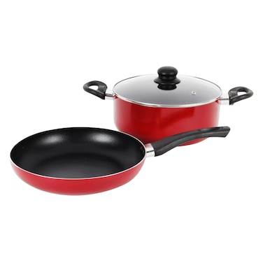ماي تشويس طقم طبخ: قدر 24 سم ومقلاة 26 سم