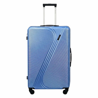 هاياك حقيبة سفر صلبة من البولي بروبيلين لون أزرق فاتح 60.96 سنتيمتر