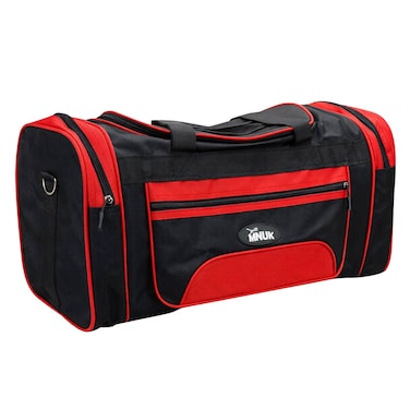 Mnuk Duffel Bag 22 in Red Black