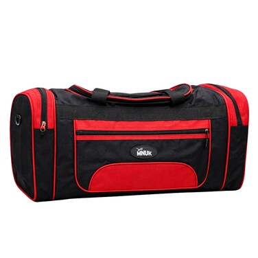 Mnuk Duffel Bag 20 in Red Black