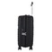 American Tourister Rinia Hard-Sided Polypropylene Trolley Suitcase 79 cm &ndash; Black &ndash; 8 Wheels
