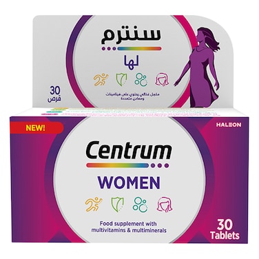 Centrum Women Multivitamins 30 Tablets