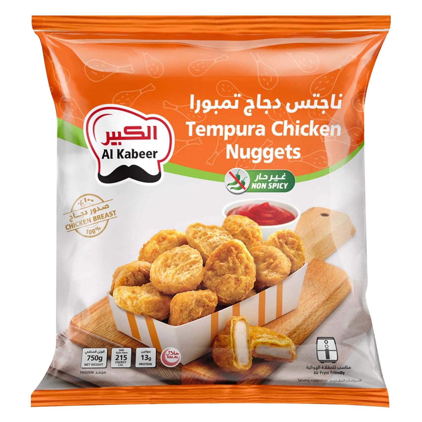 الكبير – ناجتس دجاج تمبورا – 750 جرام