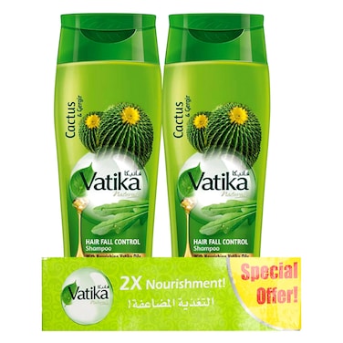 فاتيكا شامبو للتحكم في تساقط الشعر، 2 × 350 مل