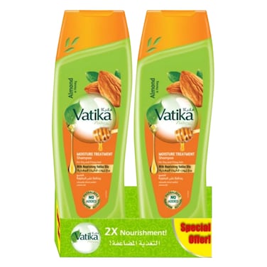 Vatika Shampoo Moisturizing &ndash; 2 &times; 350 ml