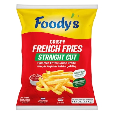 فوديز بطاطس مقلية مستقيمة 2.5 كج
