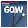 Honeywell - Data &amp; Charging Cable USB 2.0 To Type-C, 1.2M, Supports PD, Black
