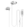 هوني ويل - سماعات أذن سلكية من النوع C، موديل P60، أبيض